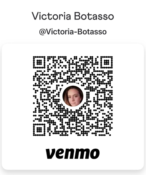 Código QR de Venmo para contribuir